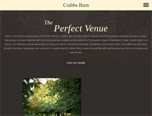 Tablet Screenshot of crabbsbarn.co.uk